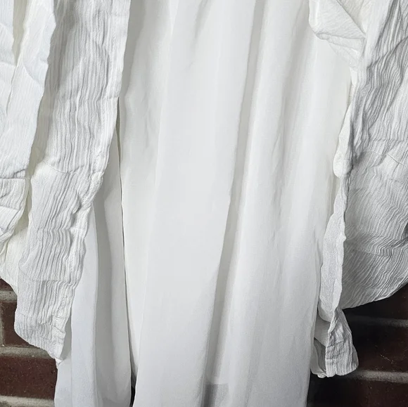 Davi & Dani: White Boho Off the Shoulder Mini Dress NWT!! | HOST PICK! - Picture 4 of 5